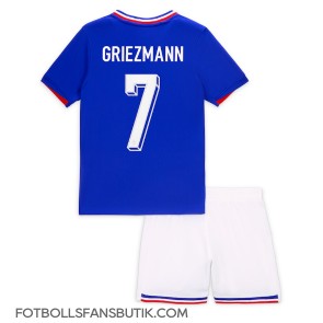 Frankrike Antoine Griezmann #7 Replika Hemmatröja Barn EM 2024 Kortärmad (+ Korta byxor)